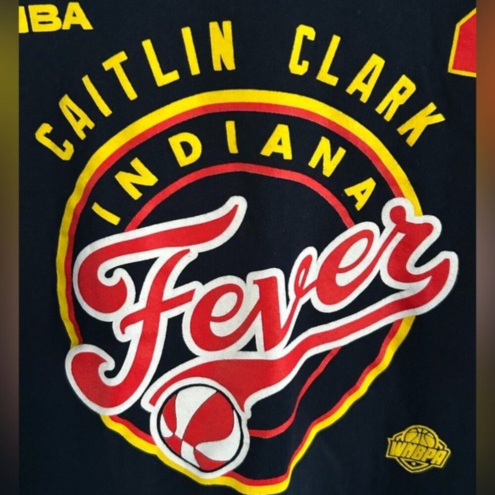 Caitlin Clark 22 WNBPA WNBA Bet on Women Indiana Fever T-Shirt - Picture 5 of 13